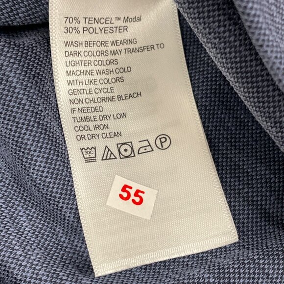 Tommy Bahama Mens Denim Blue Short Sleeve T-Shirt Size M - New - Picture 8 of 9